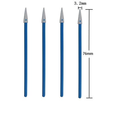 3 "Cleanroom ESD Foam Swab Micro Menunjuk Untuk Membersihkan Slot