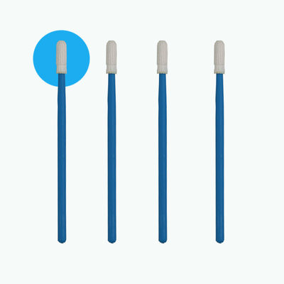 Pembersih Elektronik ESD Polyester Swab Untuk Cleanroom 3.8mm Mini Head