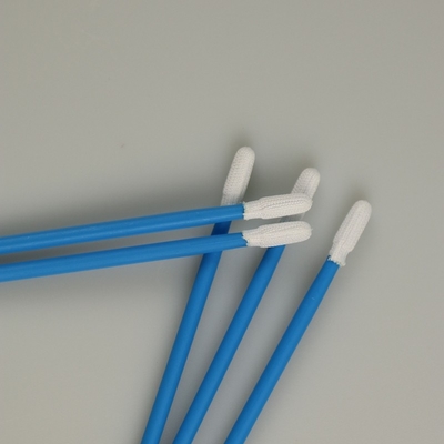Pembersih Elektronik ESD Polyester Swab Untuk Cleanroom 3.8mm Mini Head