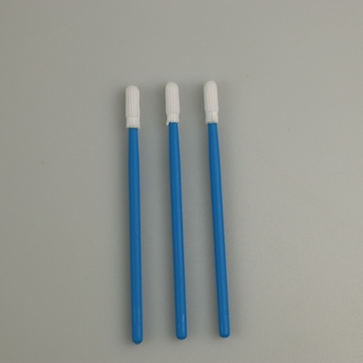 Pembersih Elektronik ESD Polyester Swab Untuk Cleanroom 3.8mm Mini Head