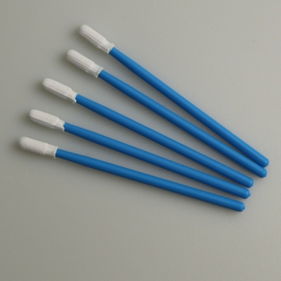 Pembersih Elektronik ESD Polyester Swab Untuk Cleanroom 3.8mm Mini Head