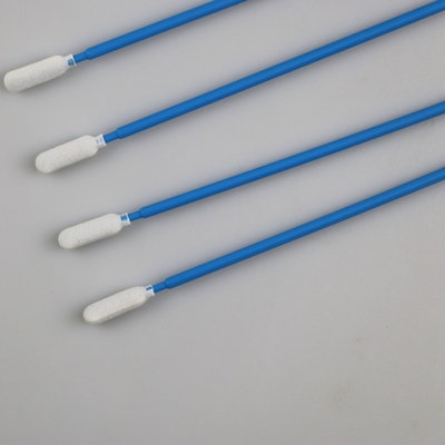 Cleanroom Polyurethane Foam Swab Dengan Gagang Panjang 6,5"