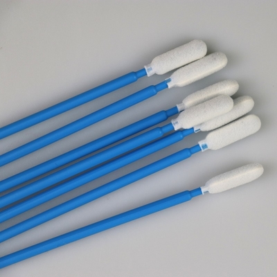 Cleanroom Polyurethane Foam Swab Dengan Gagang Panjang 6,5"