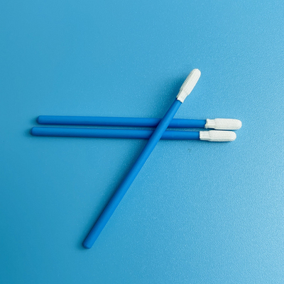 3.8mm Mini Round Head Slots Polyester Cleaning Swab Untuk Cleanroom