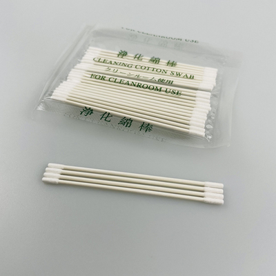 Paper Head Cylindrical Pointed Cotton Buds 3 Inch Untuk Celah Bersih