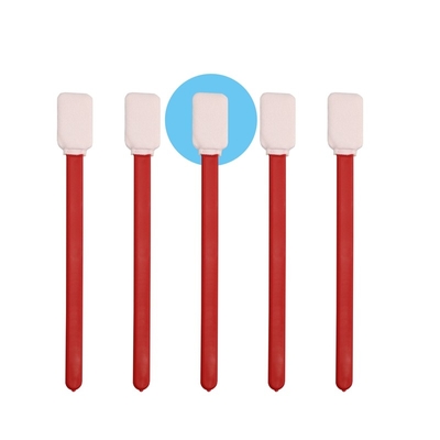 Tipped Cleanroom Rajutan Polyester Swab Untuk Membersihkan Kepala Printer