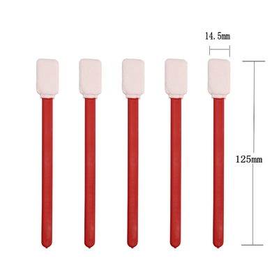 Tipped Cleanroom Rajutan Polyester Swab Untuk Membersihkan Kepala Printer