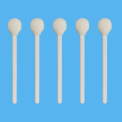 Spons Kepala Bulat Q Tips Busa Medis Tongkat PP Putih