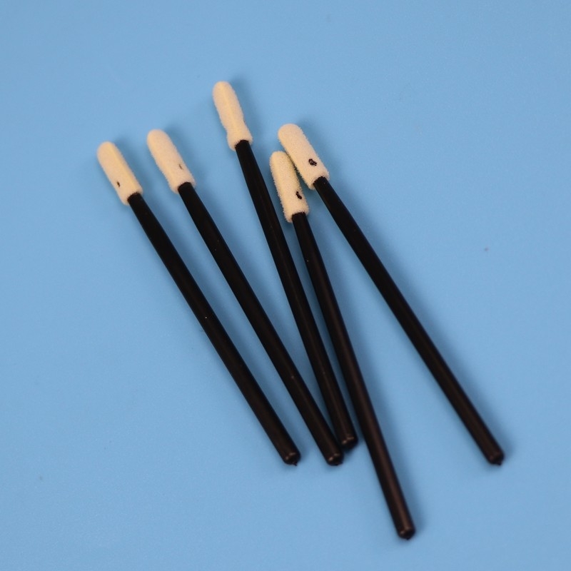 3.2mm Mini Round Head Foam Swab Sponge Cleaning Swab Untuk Penggunaan Industri