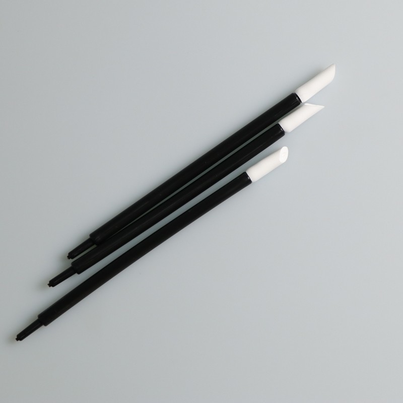T-11 Lint Free 5mm PU Foam Swab Dengan PP Stick Untuk Membersihkan Printhead