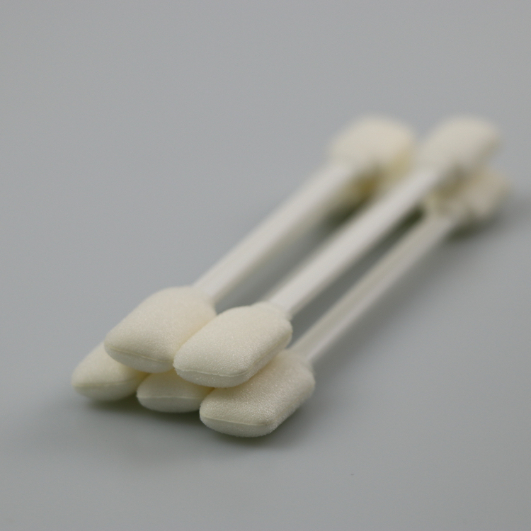 3 "Cotton bud bebas serat tongkat kayu 1mm penyeka kapas runcing mikro untuk pembersihan pabrik