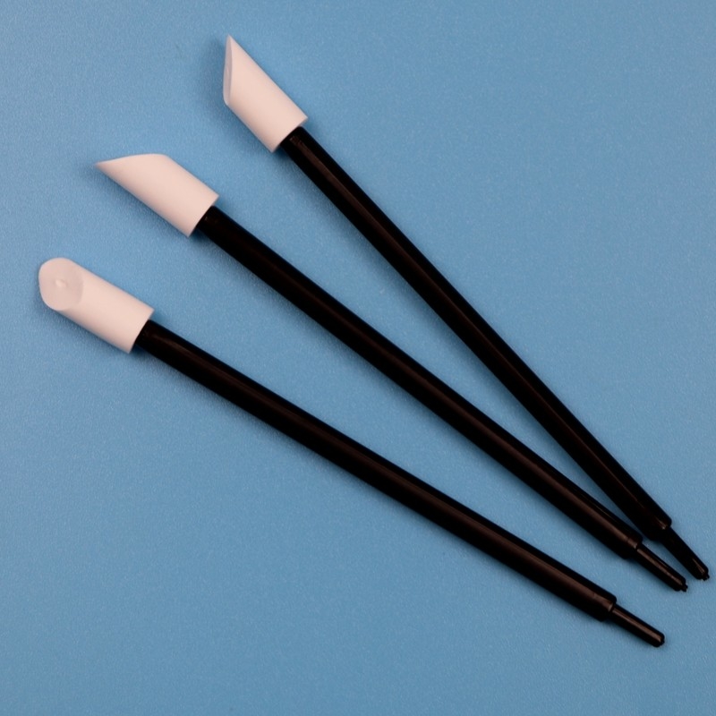 High Absorbency 8mm PU Foam Swab Printer Toner Pembersih Ruby Stick Swab Cotton Bud