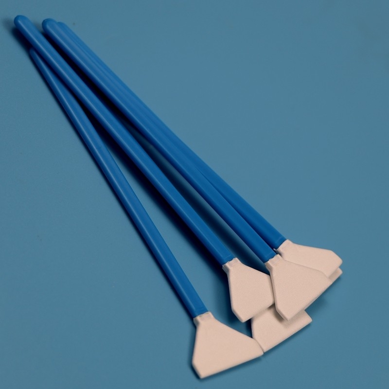 Individu Terbungkus 24mm V Bentuk Kamera DSLR Pembersihan Swab Microfiber Sensor Swab Full Frame