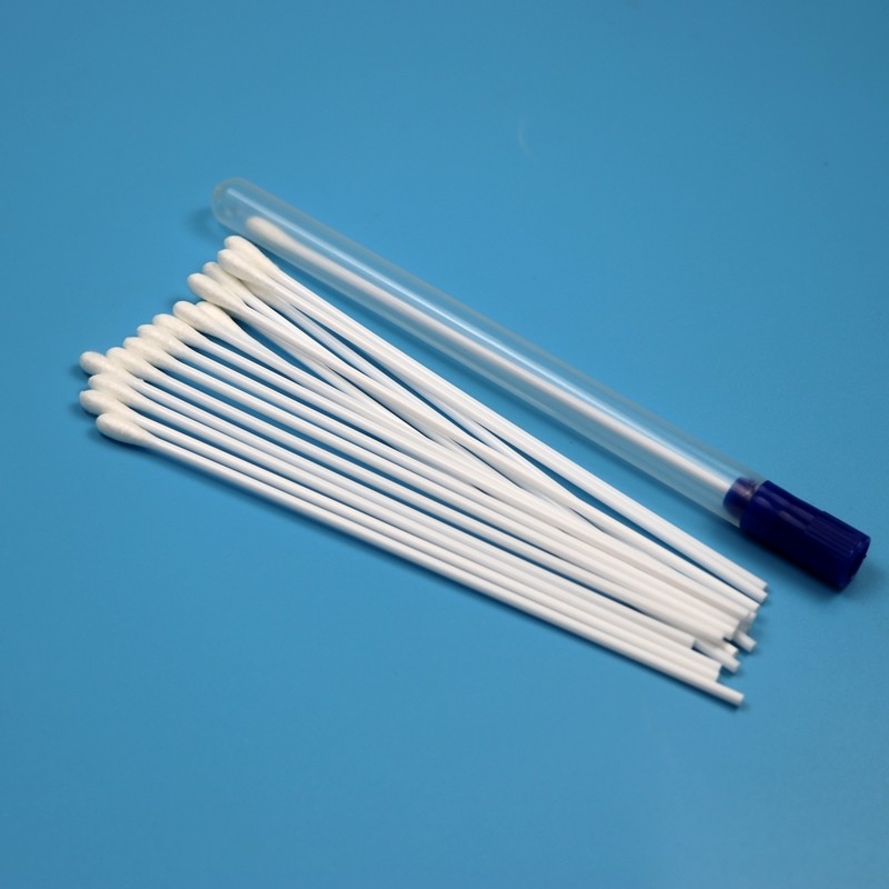 15cm Disposable PS Stick Rayon Oral Swab Steril Sampel Pengumpulan Swab VTM Kit
