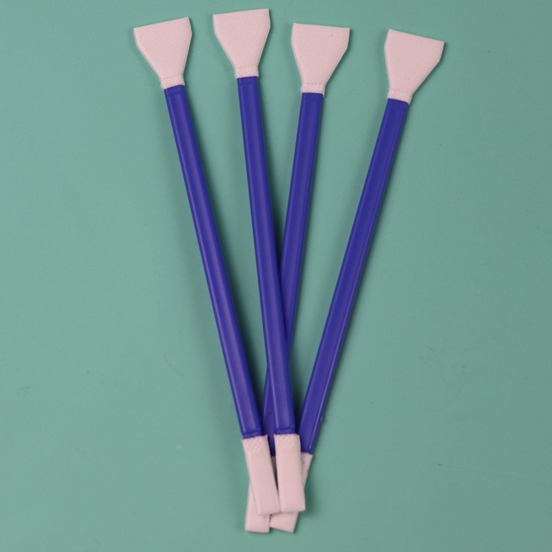 Individu Terbungkus Blue Stick Double Ended Kamera Pembersihan Swab Microfiber Sensor Swab APS-C