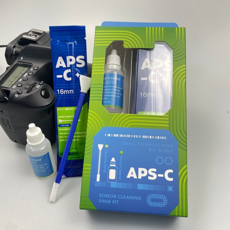 10-Pack APS-C Camera Sensor Cleaning Kit with Double-headed Swabs for Effective Dust Removal