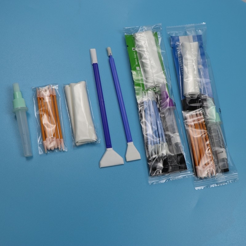 4 in 1 Portable V Shape Microfiber Sensor Swab Kit Pembersihan Kamera APS-C dengan Solusi