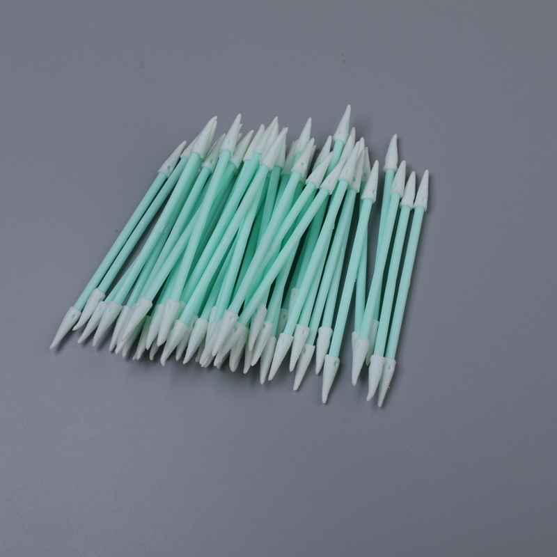 3-Inch Double-Ended Pointed Foam Tip Cleaning Swabs ESD Accept Ideal Untuk PCB, Printerhead, Sensor & Precision Electronics (100pcs)