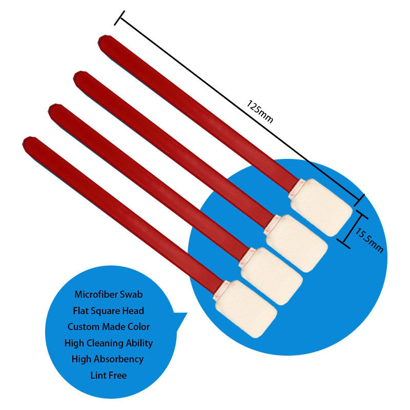 714 Detail Pembersih Mobil Persegi Datar Bebas Serat Penyeka Microfiber Clanroom untuk Pembersihan Layar