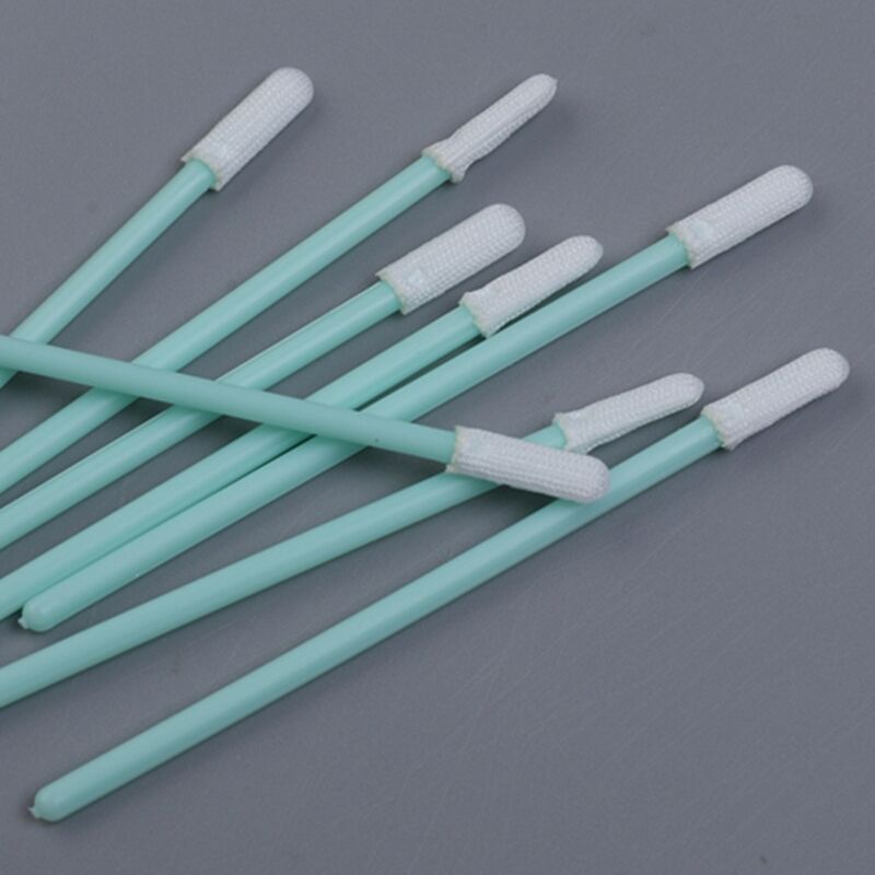 70mm Small Head Polyester Swab - 2mm Ultra-Thin Tip - untuk PCB Flux, Solder Paste, Connector Pins & Sensor Slots - 100pcs