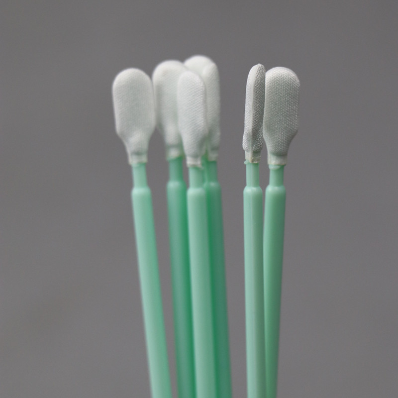 Cleanroom & Lint-Free Polyester Swabs TX761?? 6.6 Inch Anti-Static Handle untuk PCB, Lab, dan Pembersihan Optik